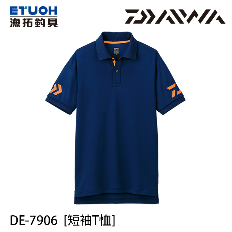 DAIWA DE-7906 藍橘 [POLO衫]